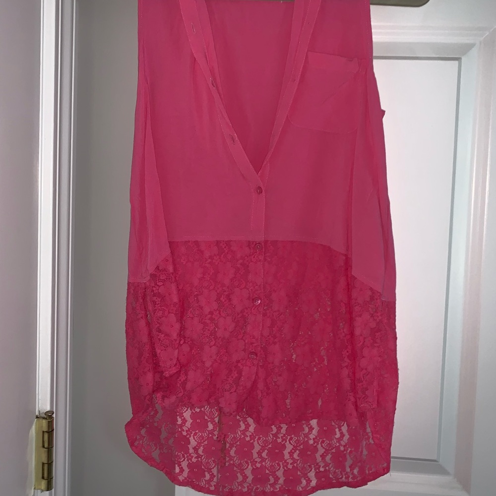 Pink blouse